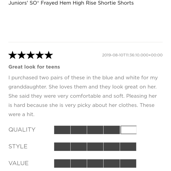 Last one❣ sz 13 anima frayed hem high rise short - Picture 4 of 6